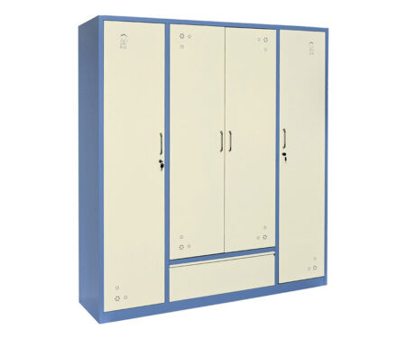 Tủ sắt quần áo TU15B3C4