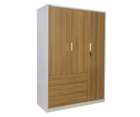 Tủ sắt quần áo TU18B2C3