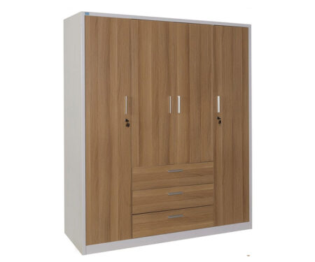 Tủ sắt quần áo TU18B3C4