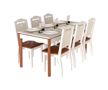 Bộ bàn ghế ăn HGB70 - HGG70