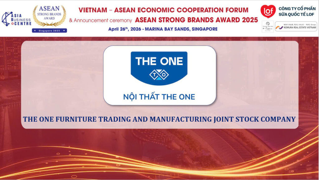 Nội thất The One là Top 10 Thương hiệu mạnh ASEAN 2025