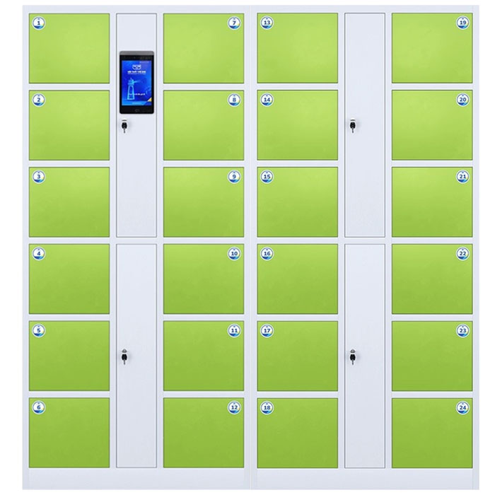 Tủ locker thông minh nhận diện khuôn mặt SLC01NT (Tủ ghép nối với tủ SLC01DL)